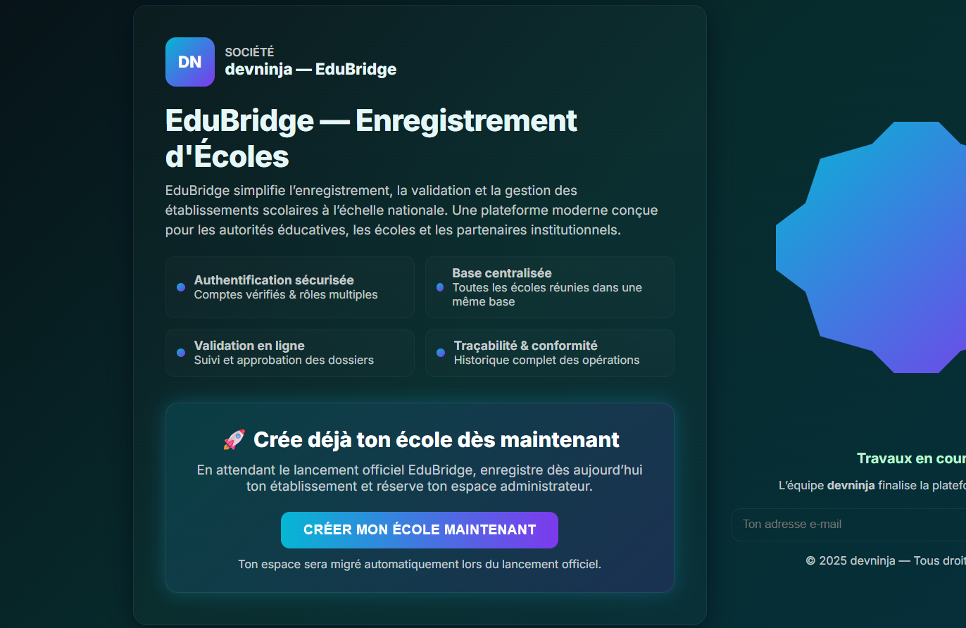EduBridge screenshot
